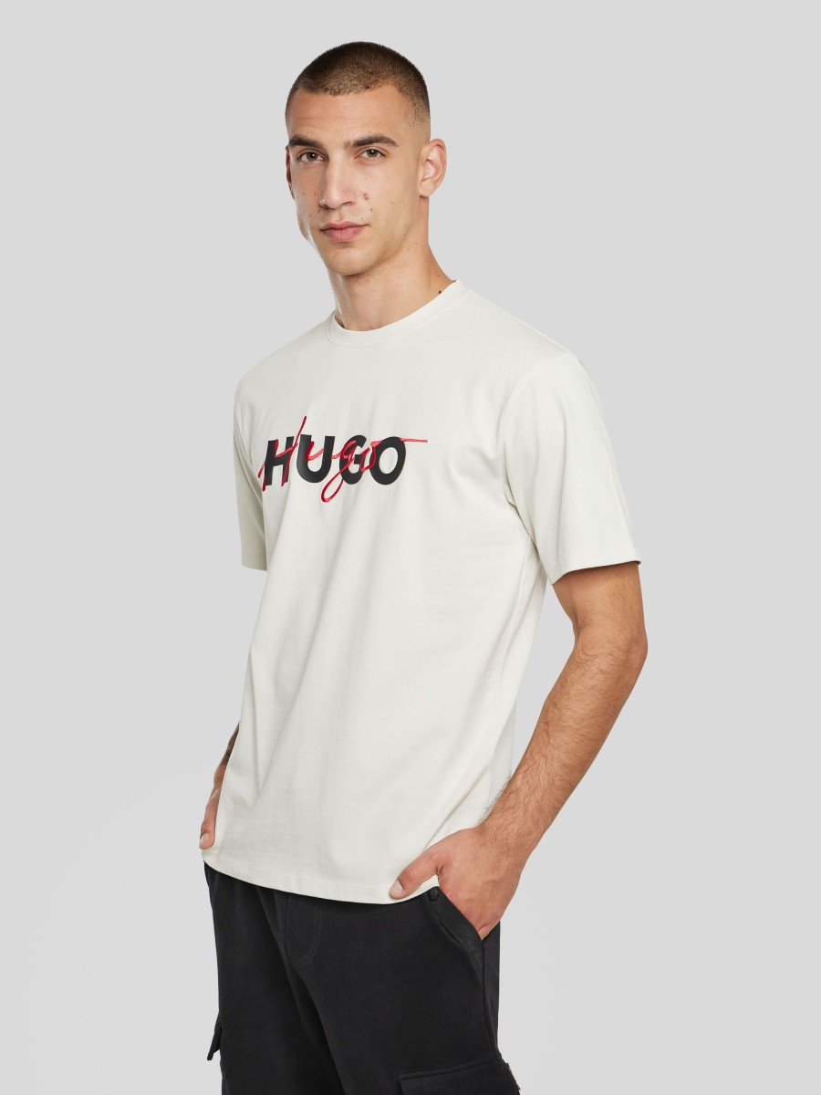 Manner Hugo Sportswear T-Shirts & Shirts | T-Shirt Mit Logo Dakaishi Grun