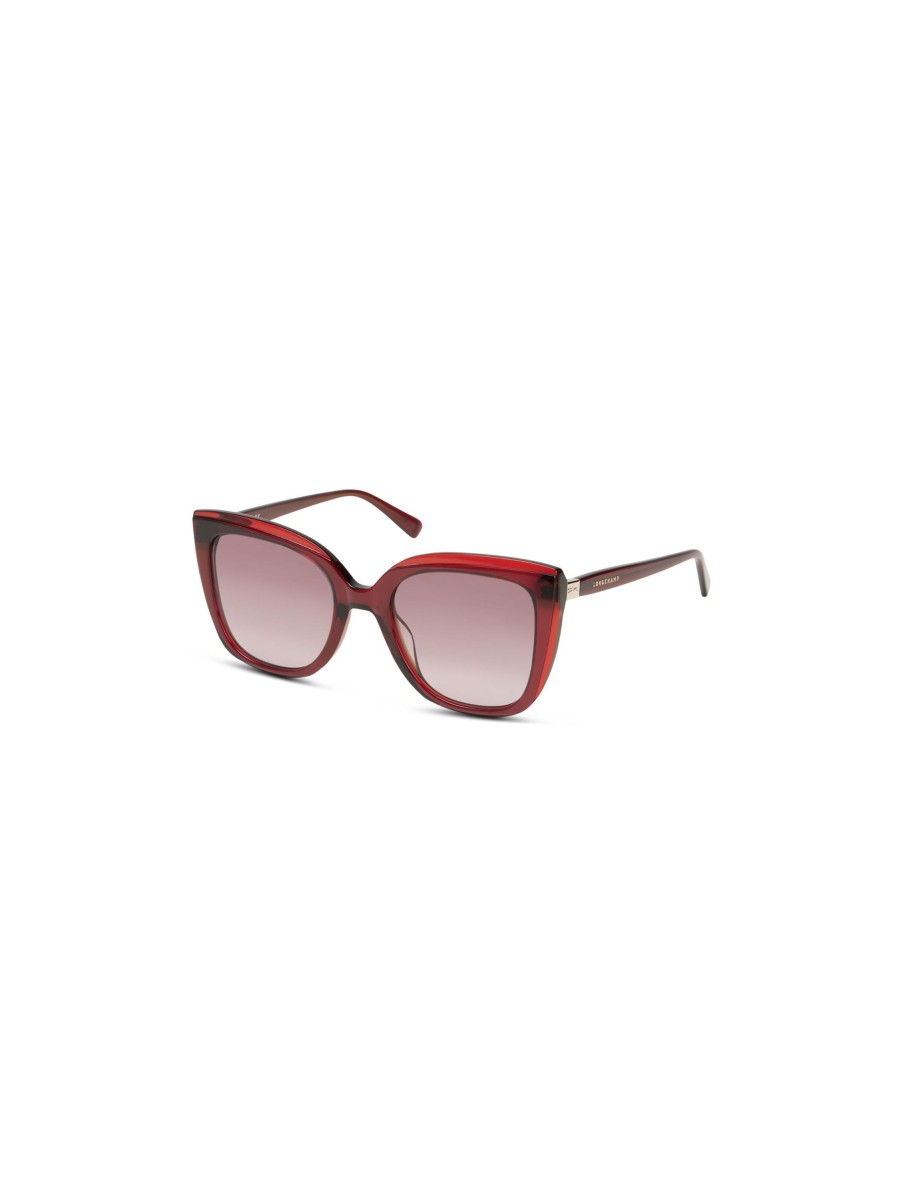 Frauen Longchamp Sonnenbrillen | Sonnenbrille Bordeaux