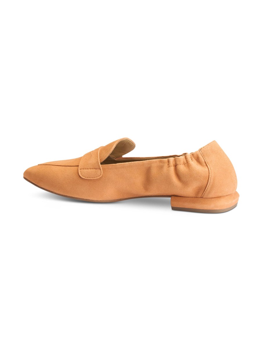 Frauen Pedro Miralles Ballerinas | Ballerina Aus Wildleder Ante Orange