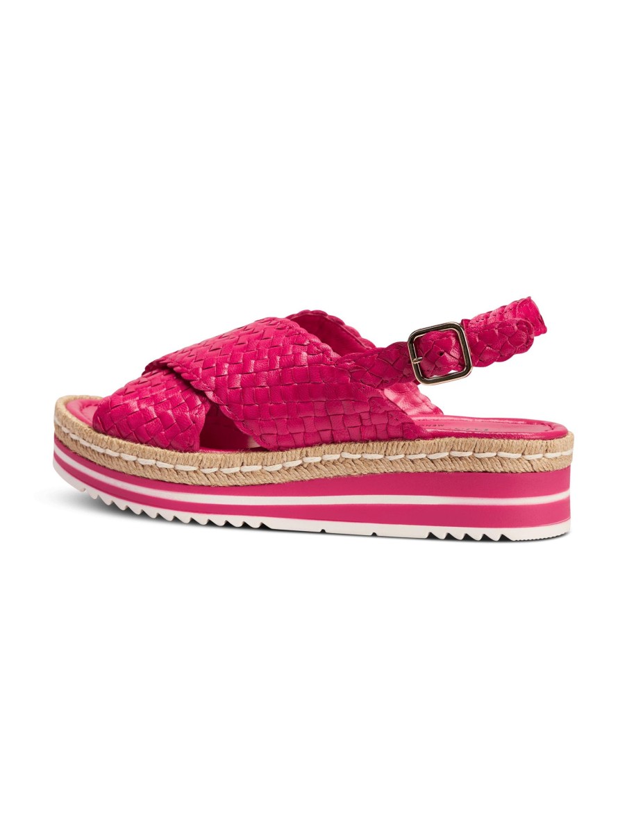 Frauen Pons Quintana Sandalen & Sandaletten | Plattform Sandale Milan Fuchsia