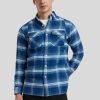 Manner Polo Ralph Lauren Men Jacken | Overshirt Im Classic Fit Mittelblau