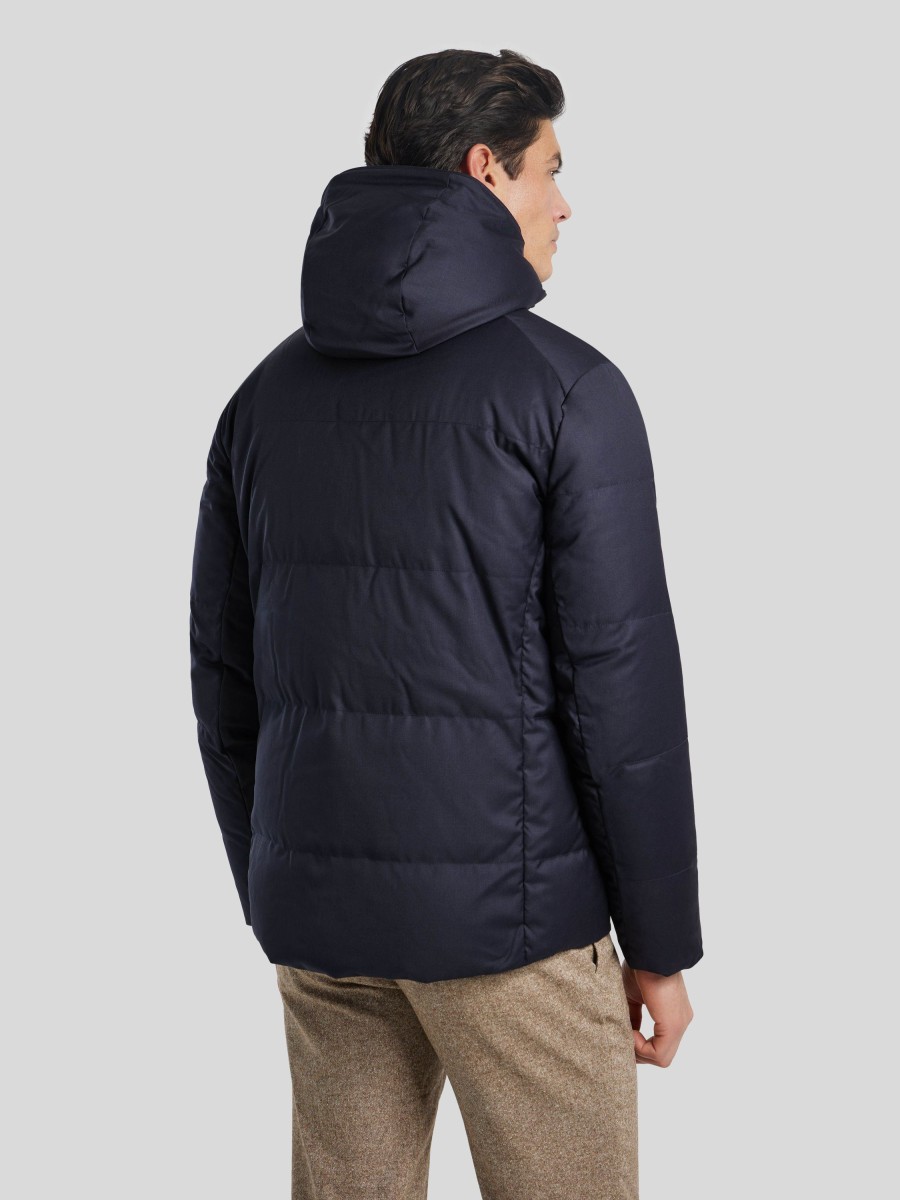 Manner UBR Jacken | Steppjacke Marine