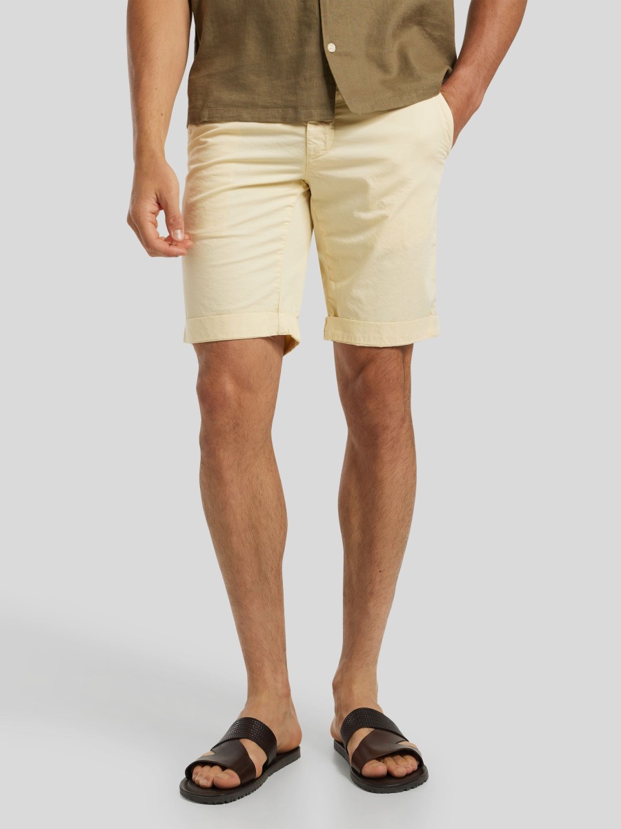 Manner Mason Shorts | Bermudas Im Slim Fit Torino Vanille