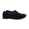 Manner Paul Kehl Loafers & Slippers | Penny Loafer Aus Veloursleder Marine