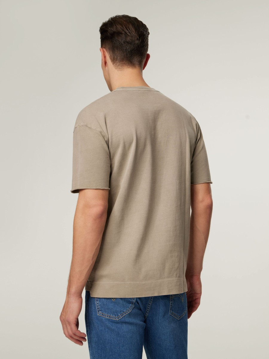 Manner Drykorn T-Shirts & Shirts | T-Shirt Eros Khaki