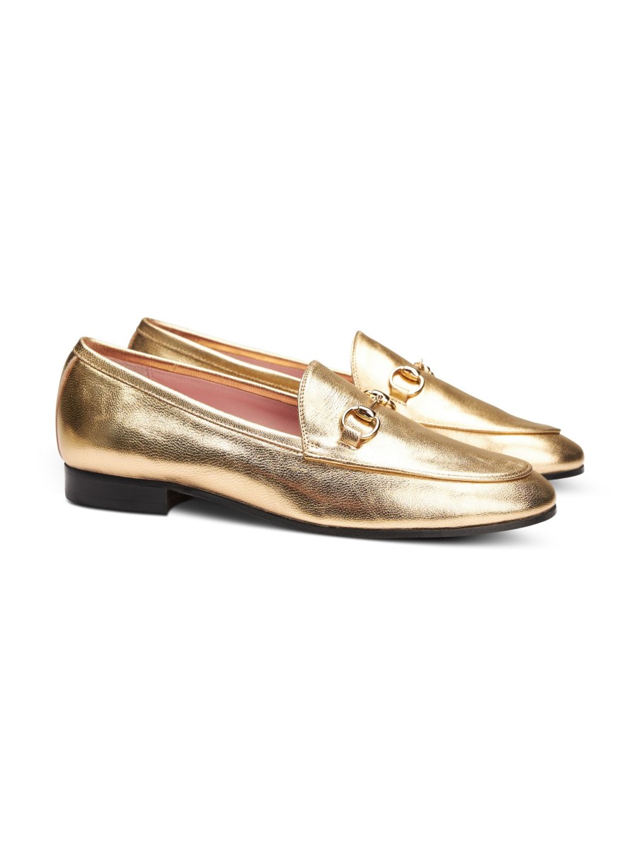 Frauen Castellano Halbschuhe | Loafer Genova Gold