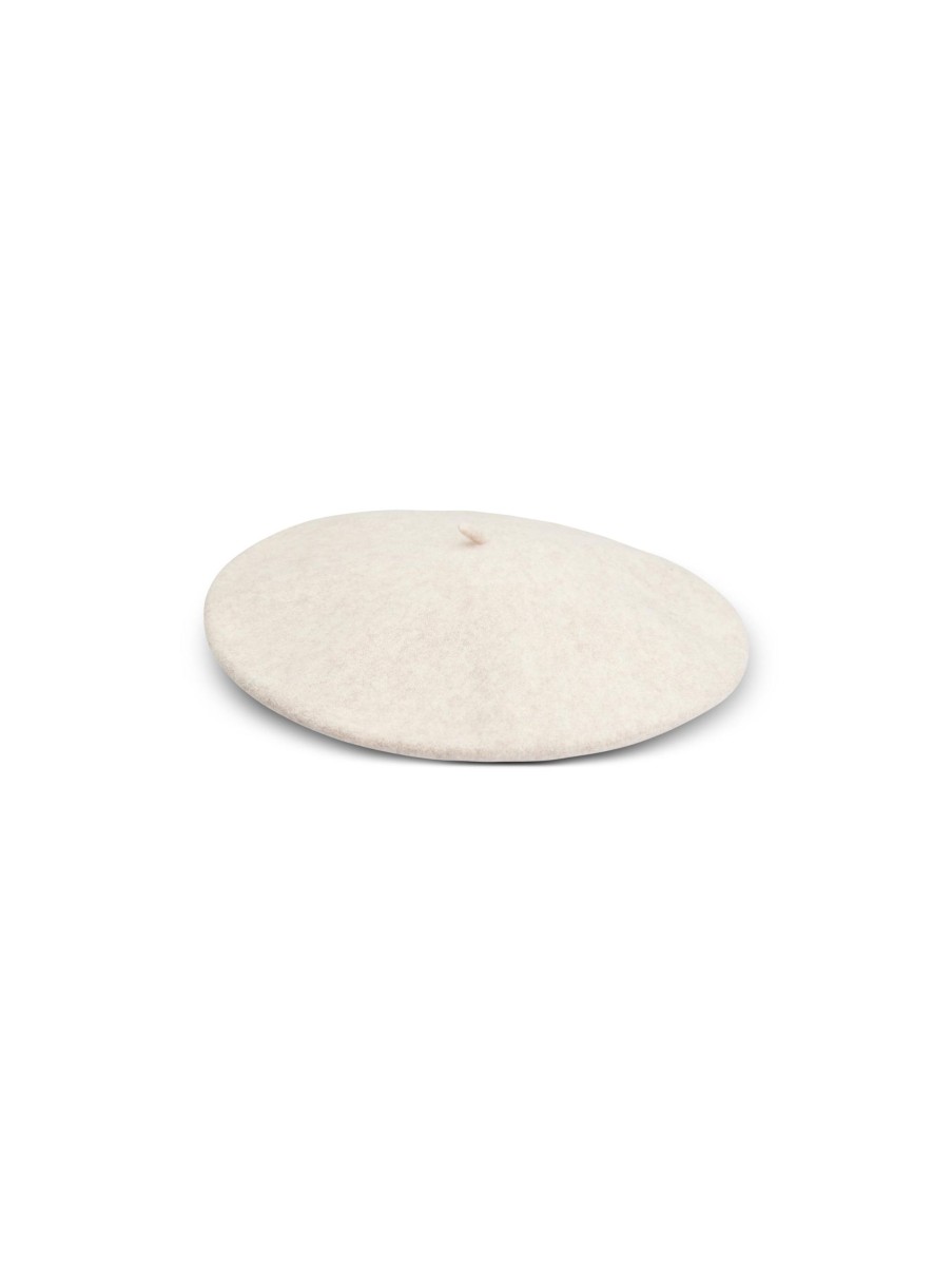 Frauen Loevenich Hute & Mutzen | Beret Aus Wolle Beige