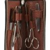 Manner F. HAMMANN Boutique | Manicure-Set Aus Leder Cognac