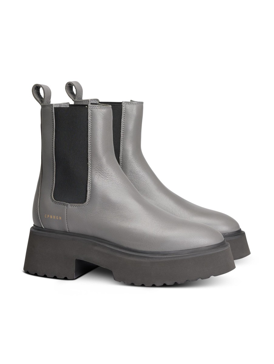 Frauen Copenhagen Boots & Stiefeletten | Chelsea Boots Cph683 Grau