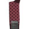 Manner Dilly Socks Wasche & Loungewear | Socken Wineln Wine Dots Rot