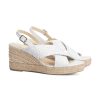 Frauen Paul Kehl Sandalen & Sandaletten | Wedges Weiss