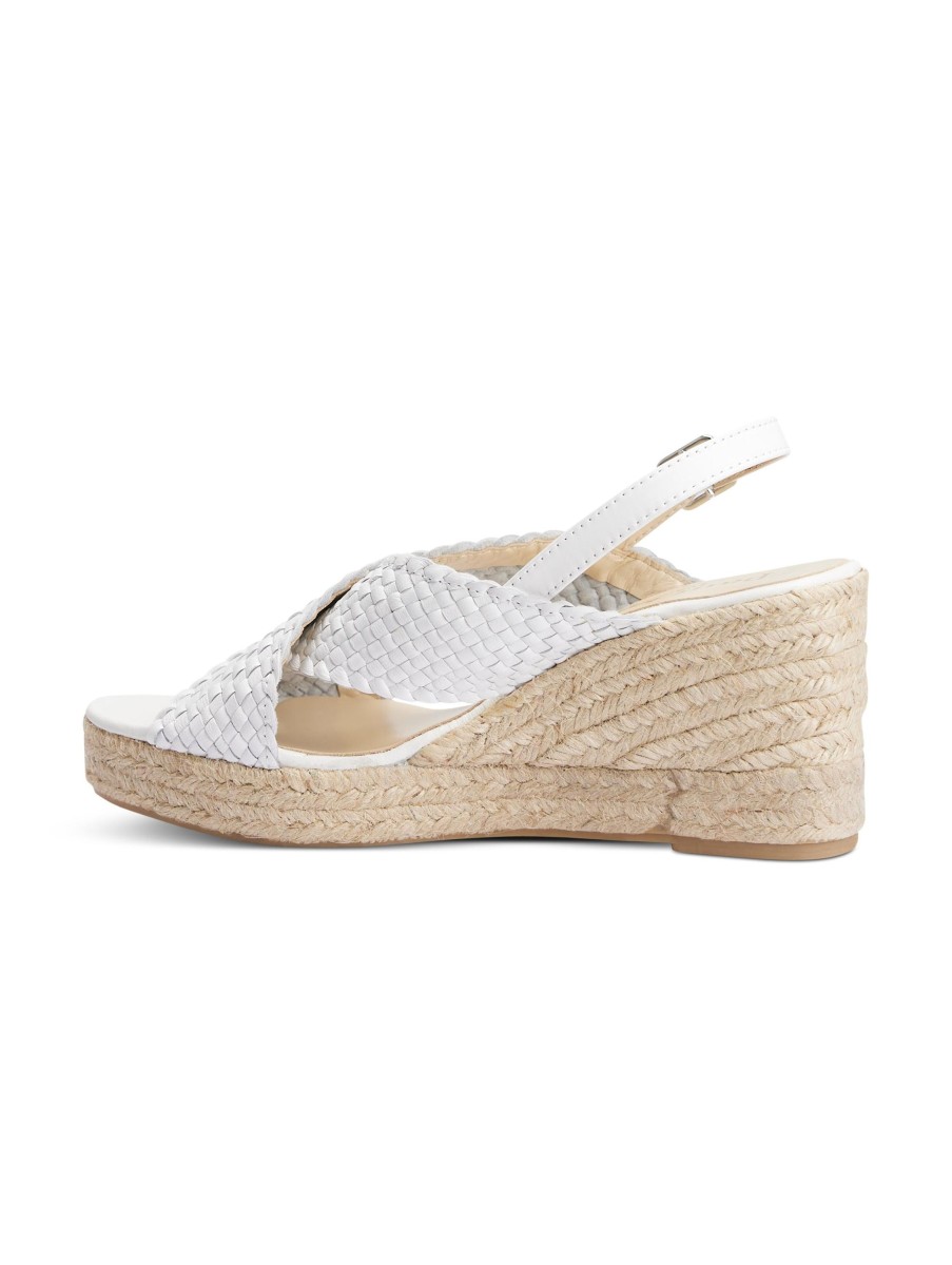 Frauen Paul Kehl Sandalen & Sandaletten | Wedges Weiss