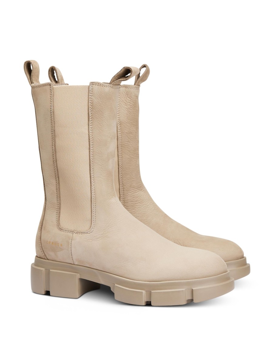 Frauen Copenhagen Boots & Stiefeletten | Chelseaboot Cph500 Taupe