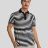 Manner Tommy Hilfiger Polo-Shirts | Polo-Shirt Aus Leinen Marine