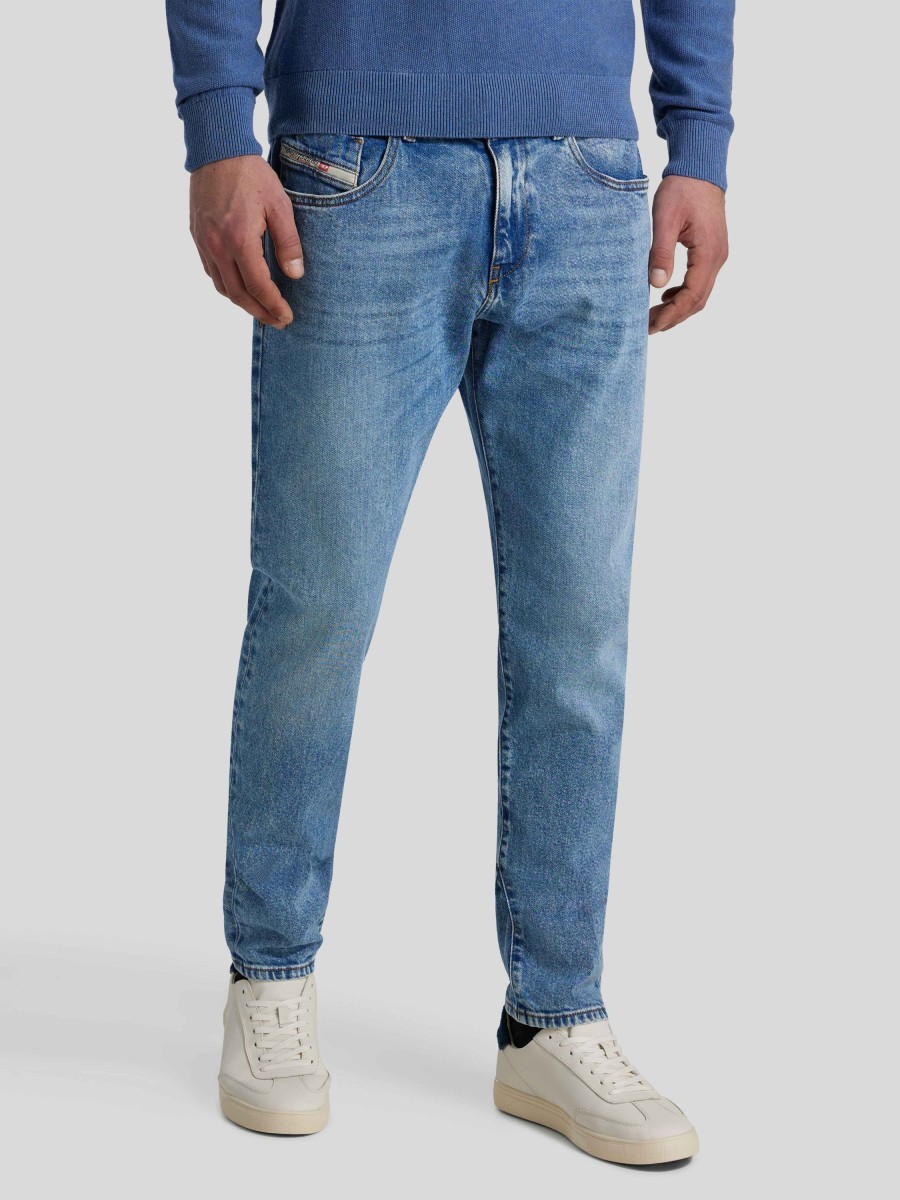 Manner Diesel Jeans | Jeans Im Slim Fit Bleached