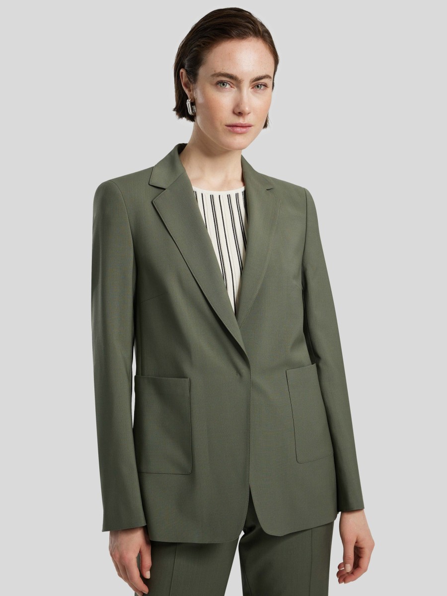 Frauen Akris Punto Blazer | Blazer Oliv