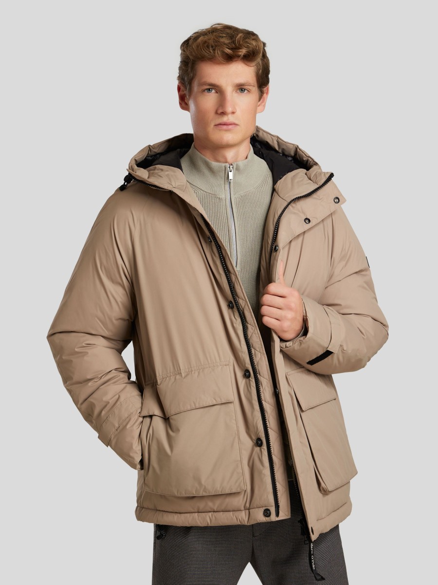 Manner Marc O Mantel | Kurzer Daunenparka Beige