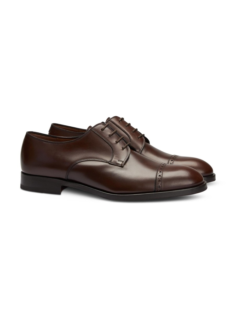 Manner Fratelli Rossetti Schnurschuhe | Derbyschuhe Braun