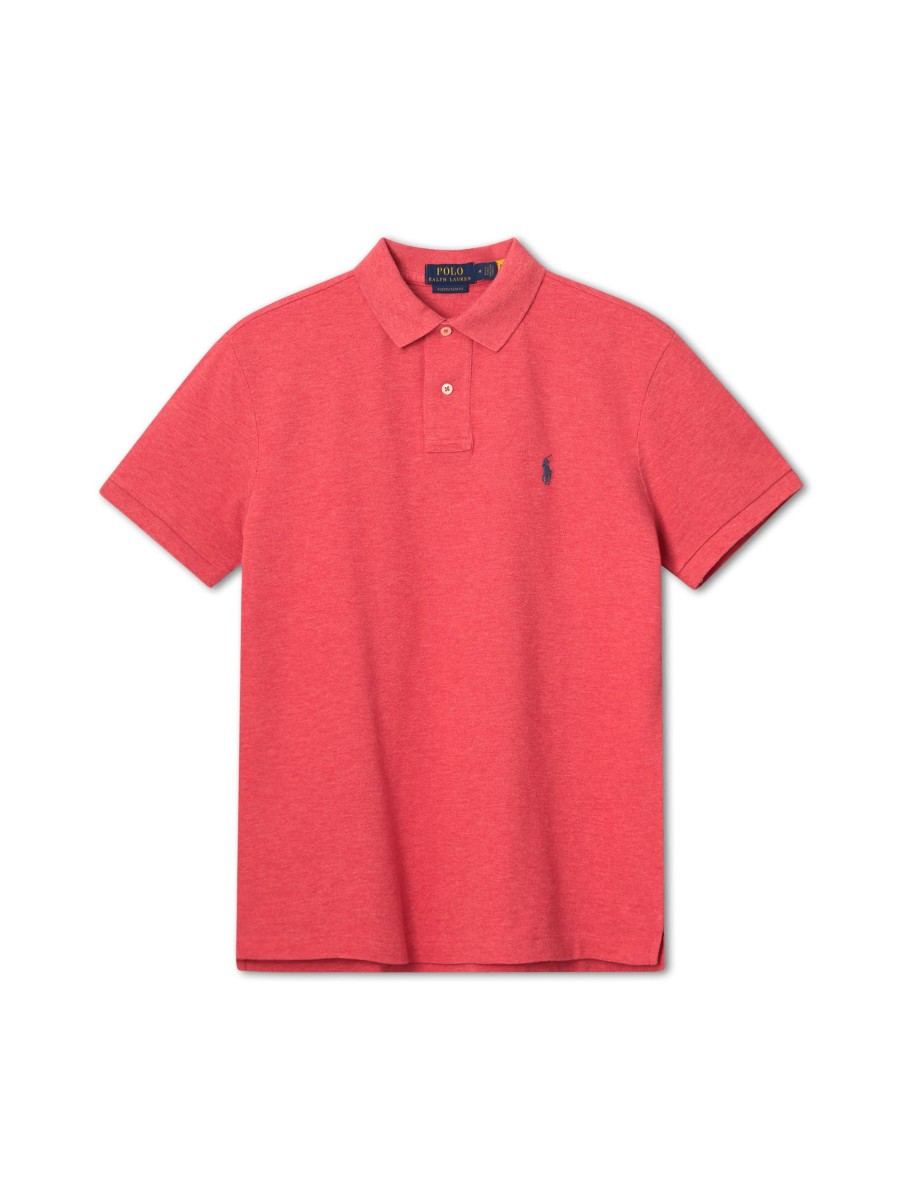 Manner Polo Ralph Lauren Men Polo-Shirts | Polo-Shirt Im Custom Slim Fit Coralle