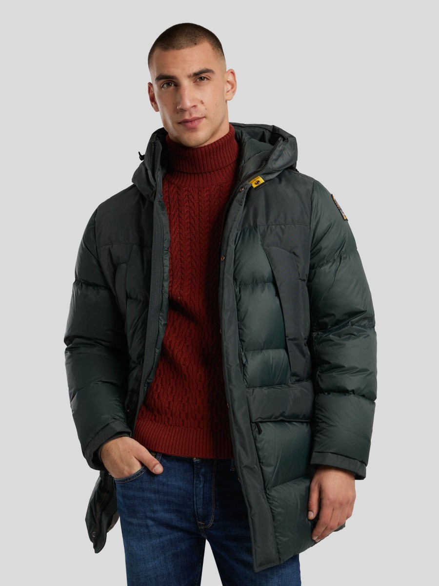 Manner Parajumpers Jacken | Parka Shedir Dunkelgrun