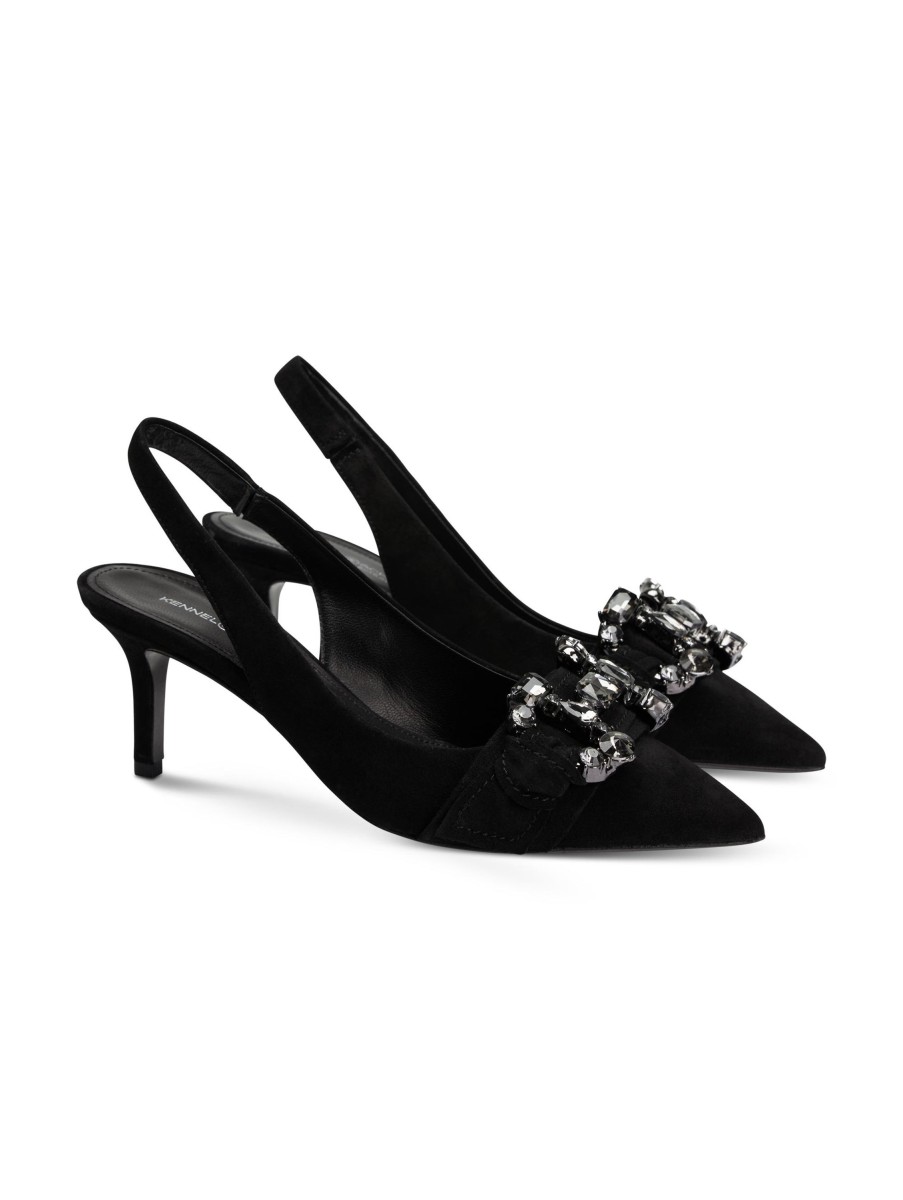 Frauen Kennel&Schmenger High Heels & Pumps | Slingpumps Mit Broche Schwarz