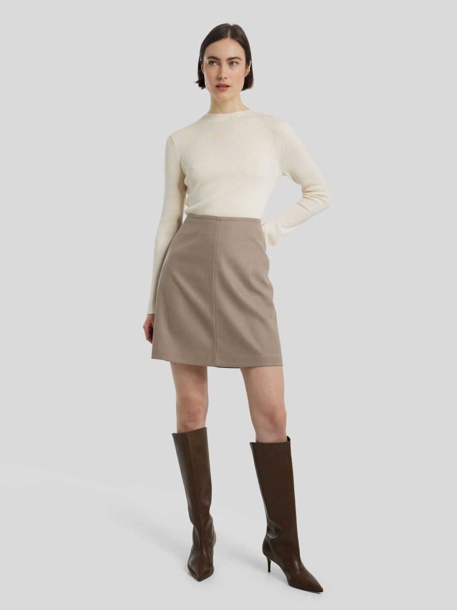 Frauen Marc O Rocke & Jupes | Minijupe Beige