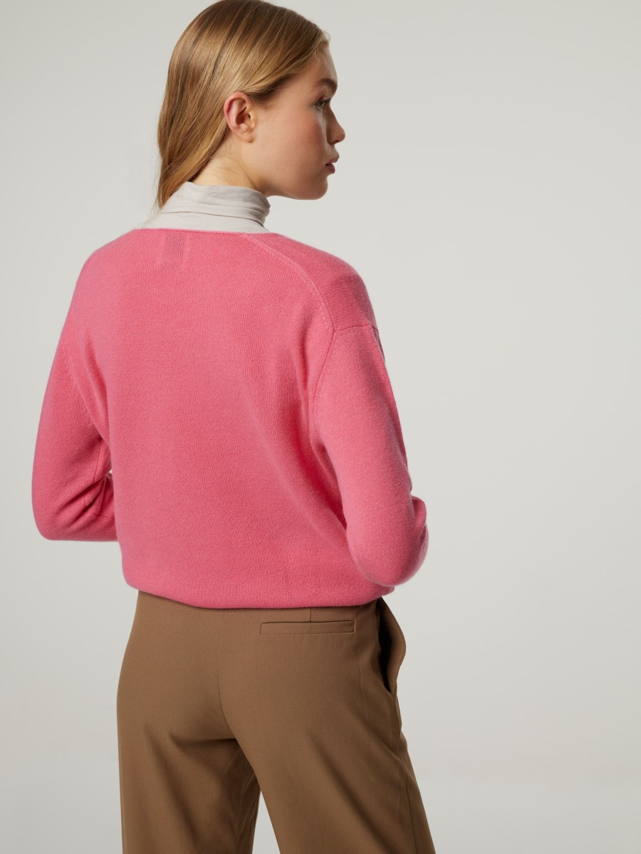 Frauen Allude Pullover & Strick | Pullover Aus Kaschmir Pink