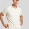 Manner Polo Ralph Lauren Men Polo-Shirts | Polo-Shirt Im Custom Slim Fit Beige