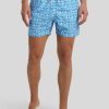 Manner MC2 Saint Barth Badehosen | Badeshorts Mit Print Mittelblau