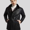 Manner Werner Christ Jacken | Lammfelljacke Christo Schwarz