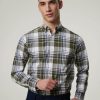 Manner Gant Hemden | Hemd Im Regular Fit Oliv