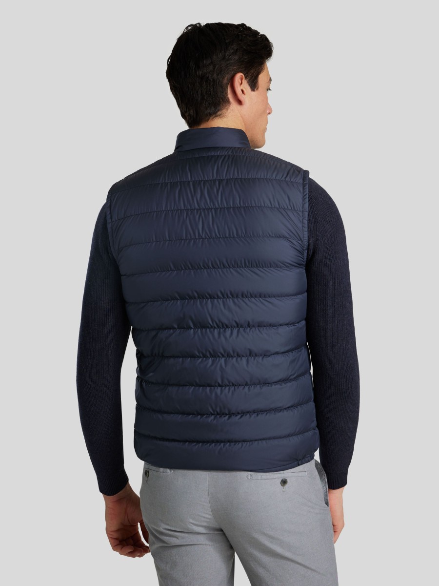 Manner Woolrich Gilets & Westen | Steppweste Marine