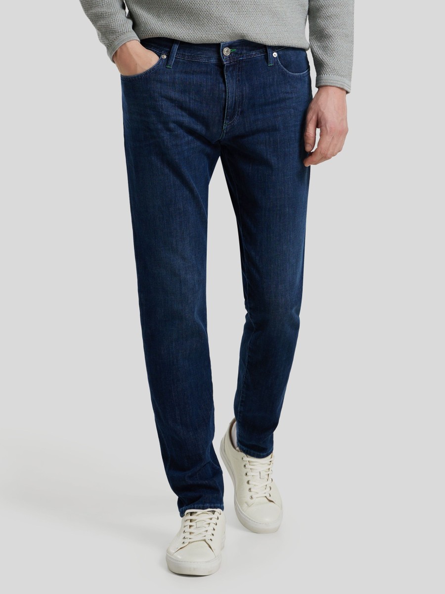 Manner Alberto Jeans | Jeans Mit Stretch Im Slim Fit Pistazie