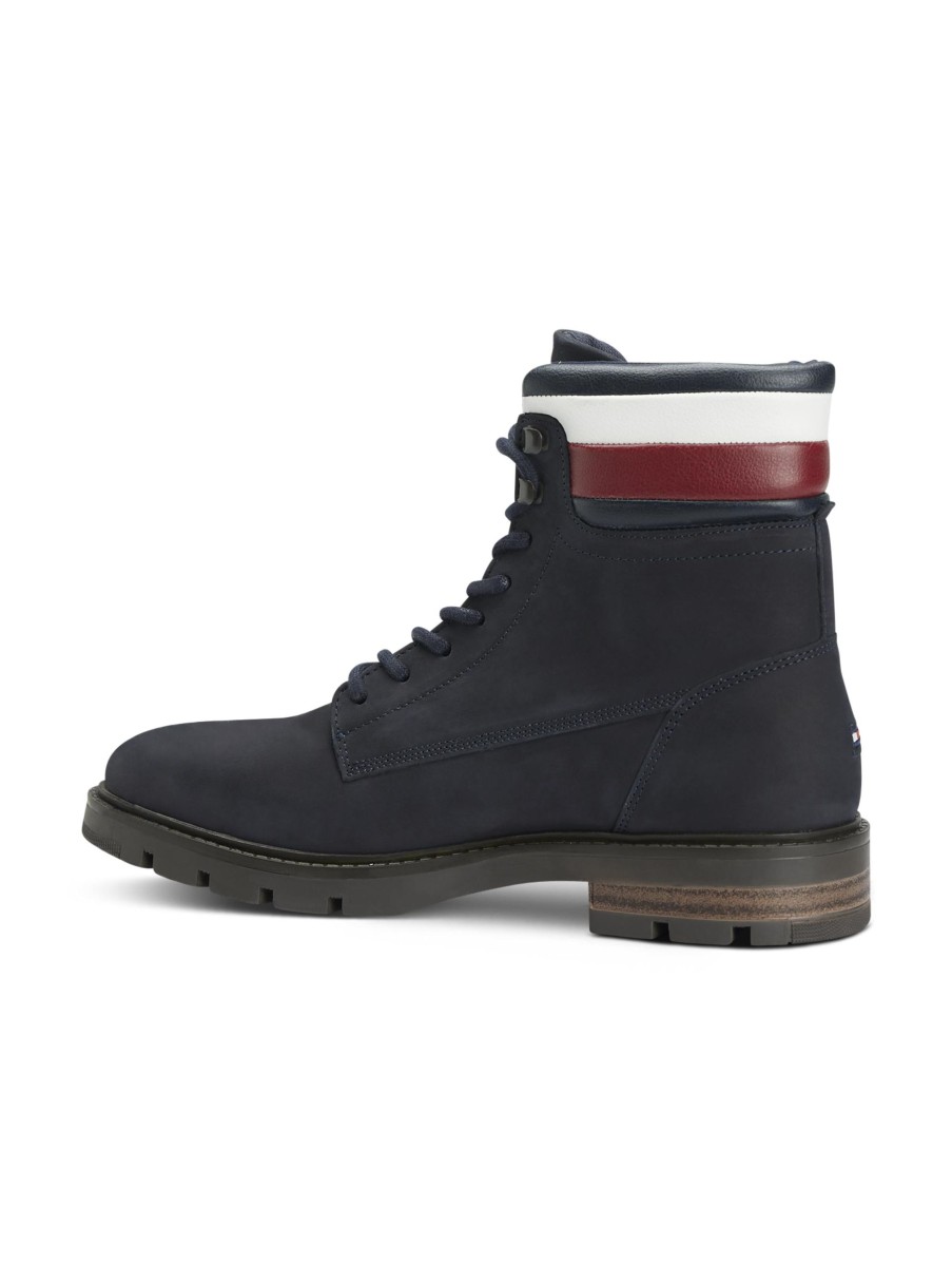 Manner Tommy Hilfiger Boots & Bottinen | Schnurstiefel Marine