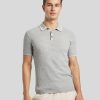 Manner Polo Ralph Lauren Men Polo-Shirts | Polo-Shirt Im Custom Fit Grau