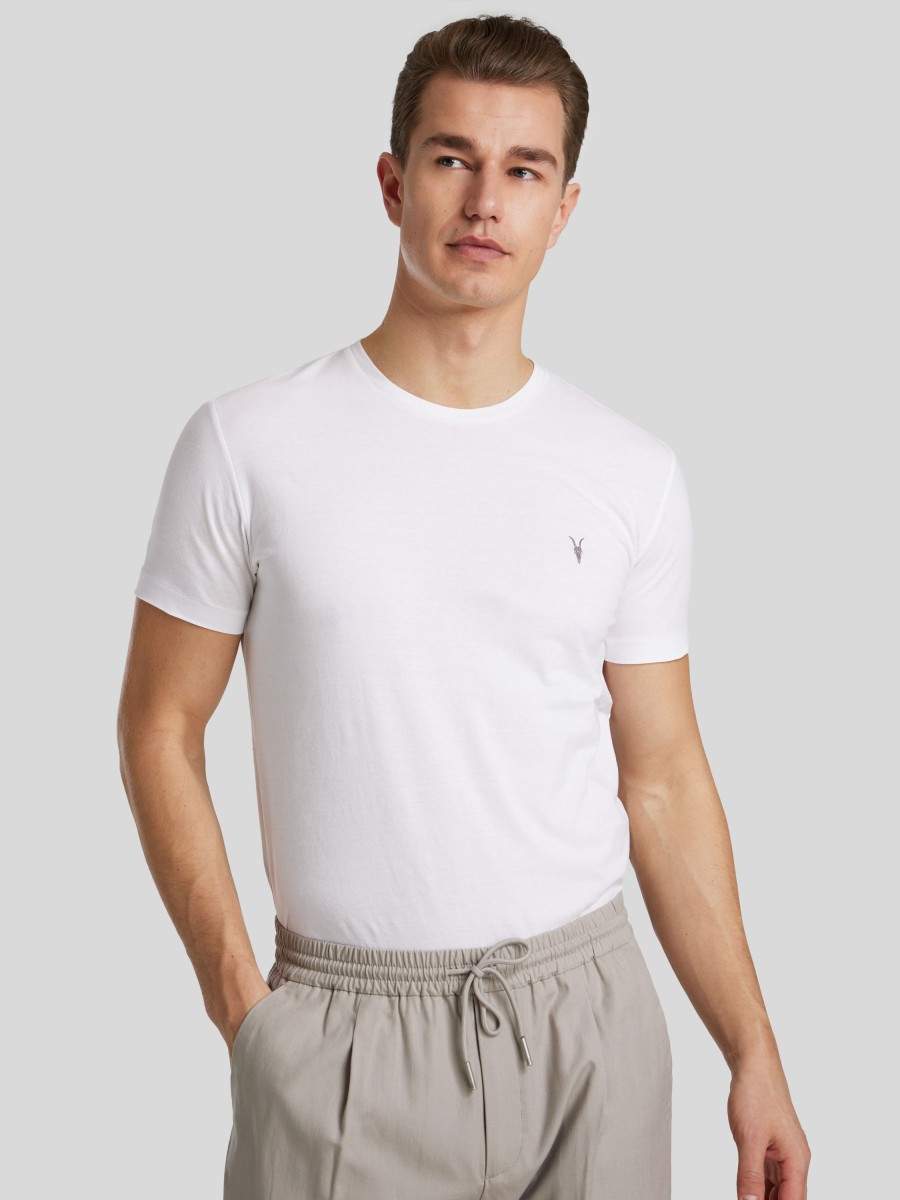 Manner AllSaints T-Shirts & Shirts | T-Shirt Weiss