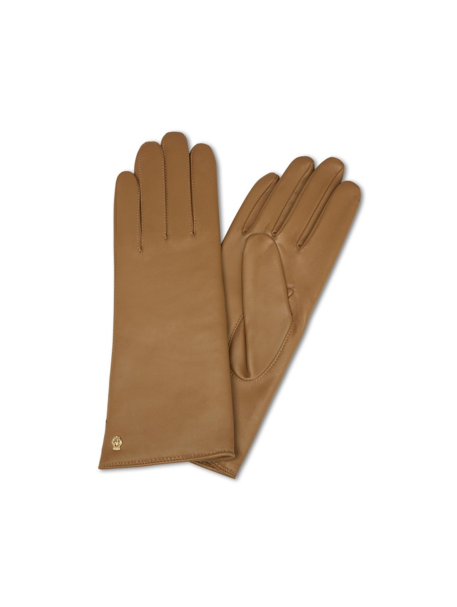 Frauen Roeckl Handschuhe | Leder Handschuh Camel