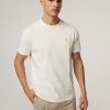 Manner Polo Ralph Lauren Men T-Shirts & Shirts | T-Shirt Im Classic Fit Ecru