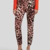 Frauen Marc Cain Hosen | Leggings Mit Biesen Rot