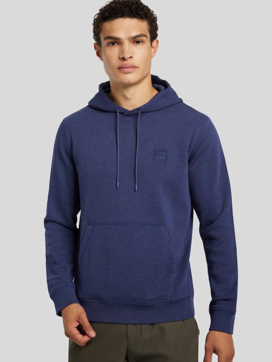 Manner BOSS Casual Hoodies & Sweatshirts | Hoodie Mit Logo Marine