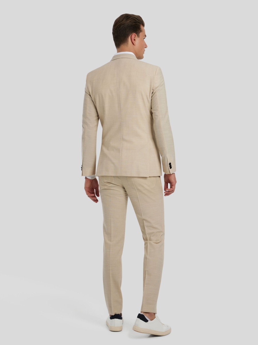 Manner HUGO Anzuge | Anzug 3-Teilig Im Extra Slim Beige