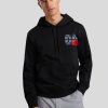 Manner Hugo Sportswear Hoodies & Sweatshirts | Hoodie Mit Skater-Print Schwarz