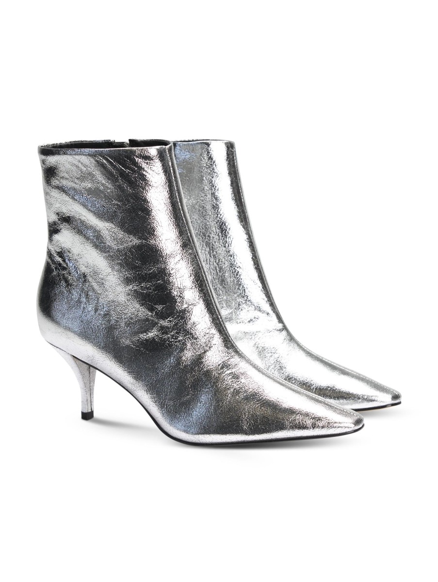 Frauen Carrano Boots & Stiefeletten | Stiefelette Silber