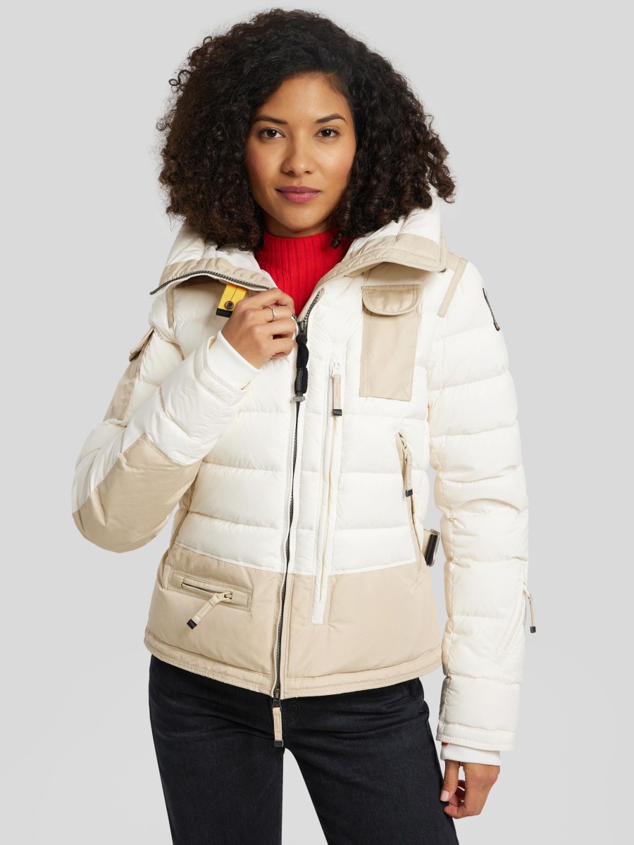 Frauen Parajumpers Jacken | Daunenjacke Skimaster Beige