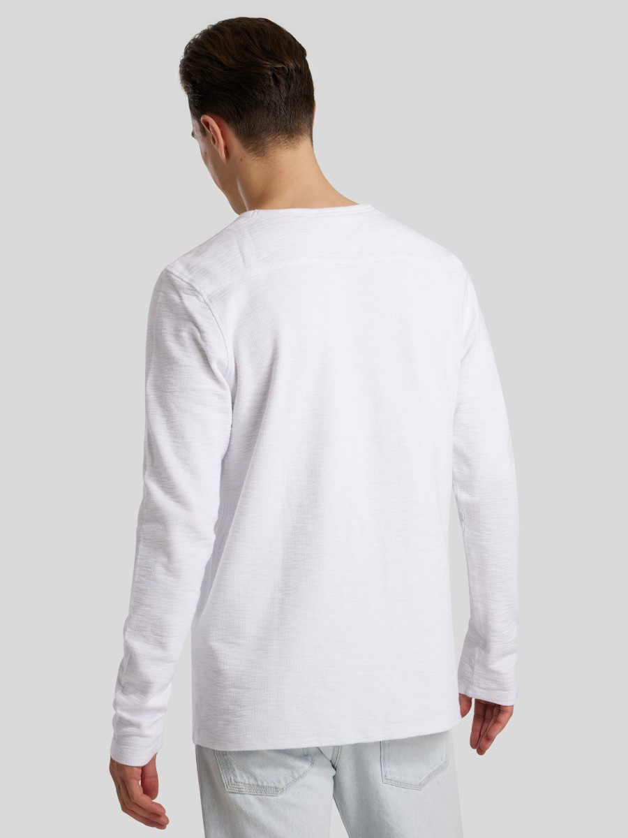 Manner AllSaints T-Shirts & Shirts | Shirt Mit Struktur Weiss