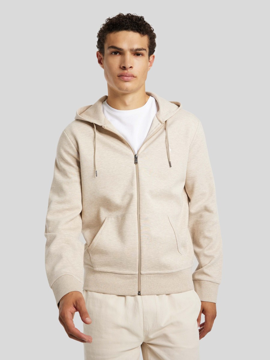 Manner Polo Ralph Lauren Men Hoodies & Sweatshirts | Sweatjacke Mit Kapuze Beige