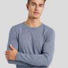 Manner Paul T-Shirts & Shirts | Langarmshirt Im Slim Fit Marine