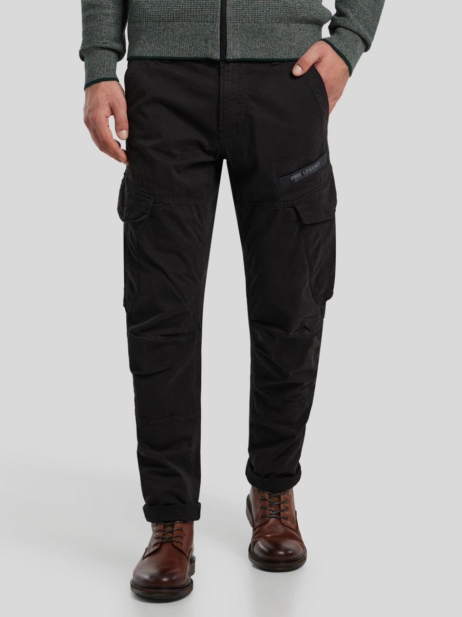 Manner PME Legend Hosen | Cargohose Im Tapered Fit Schwarz