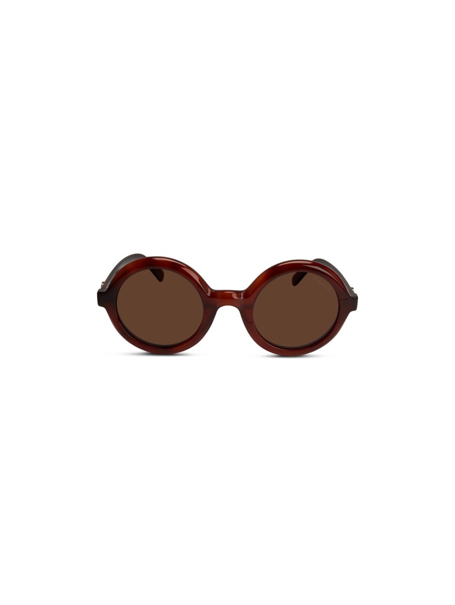 Frauen Moncler Soleil Sonnenbrillen | Sonnenbrille Braun