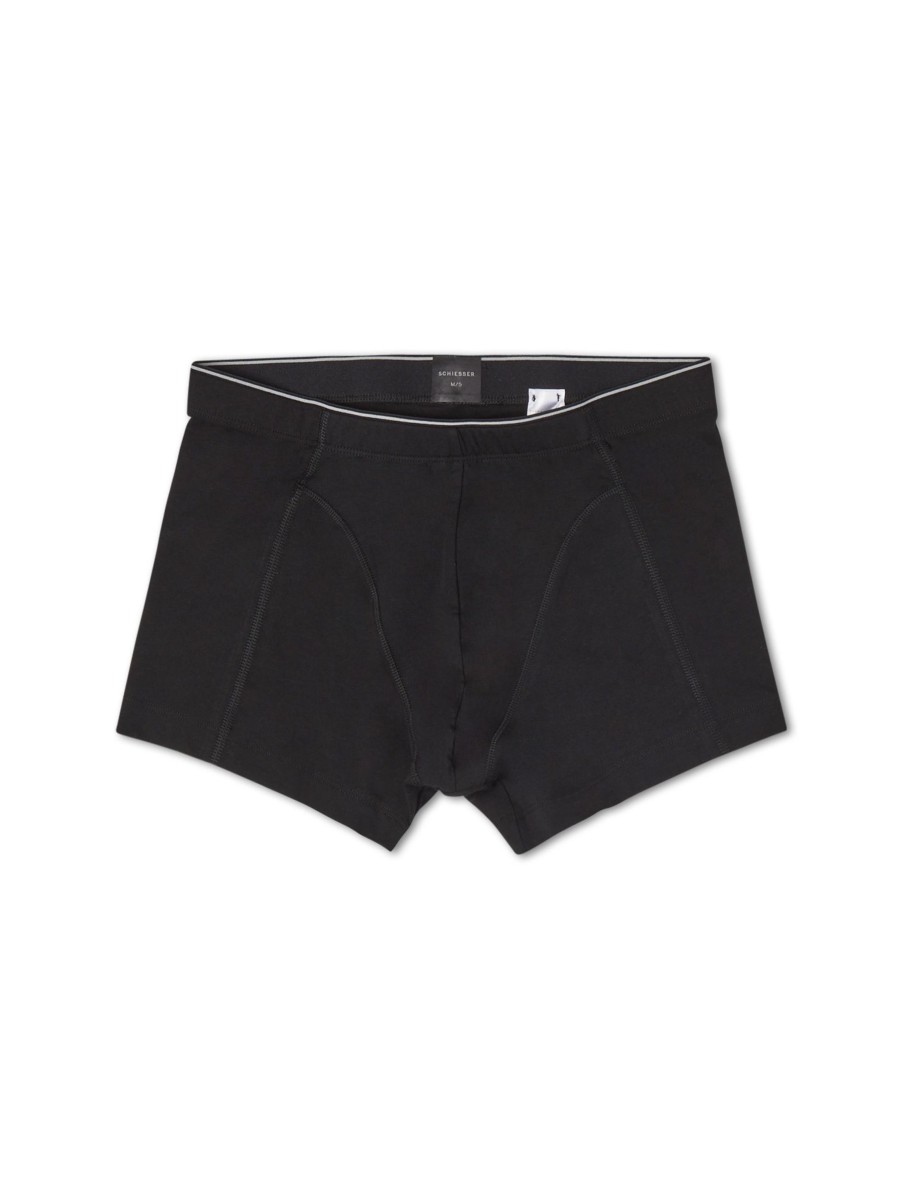 Manner Schiesser Wasche & Loungewear | Boxershorts Schwarz